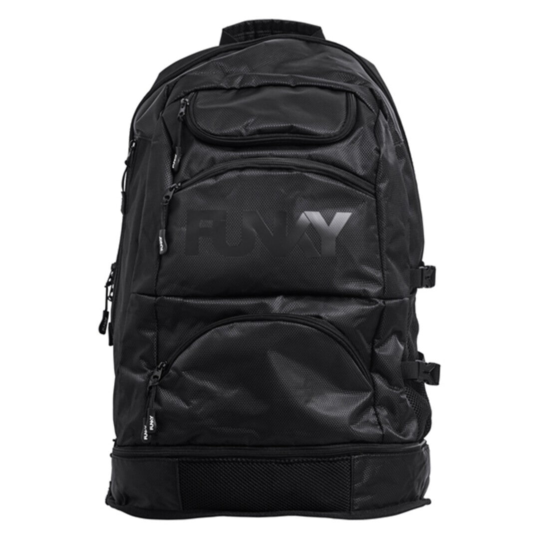 funkita funky Elite squad backpack Back to black 36l