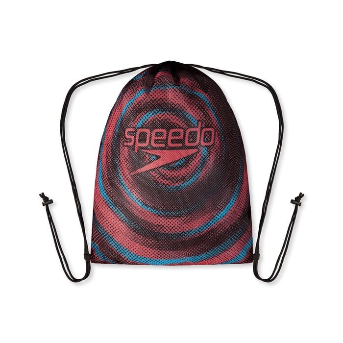 SPEEDO Printed Meshbag Red/Blue 35L