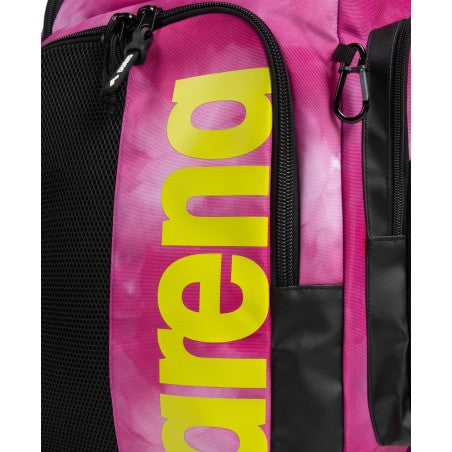ARENA Backpack Spiky III Allover Chocking Pink 45L